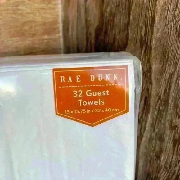 NEW Rae Dunn - THANKFUL - 32 Count Guest Towels/Napkins with cute Gnome 💛🧡🤍 - Picture 3 of 6